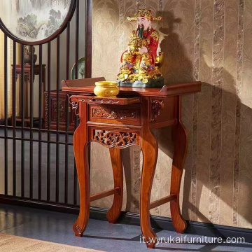 Set da tavolo da pranzo in legno massiccio in stile neo-cinese
